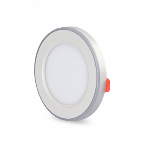 LED Світильник врізний 6W+3W 5000+2700К з декоративною підсвіткою VL-DL4R-0652 Videx Житомир - изображение 8