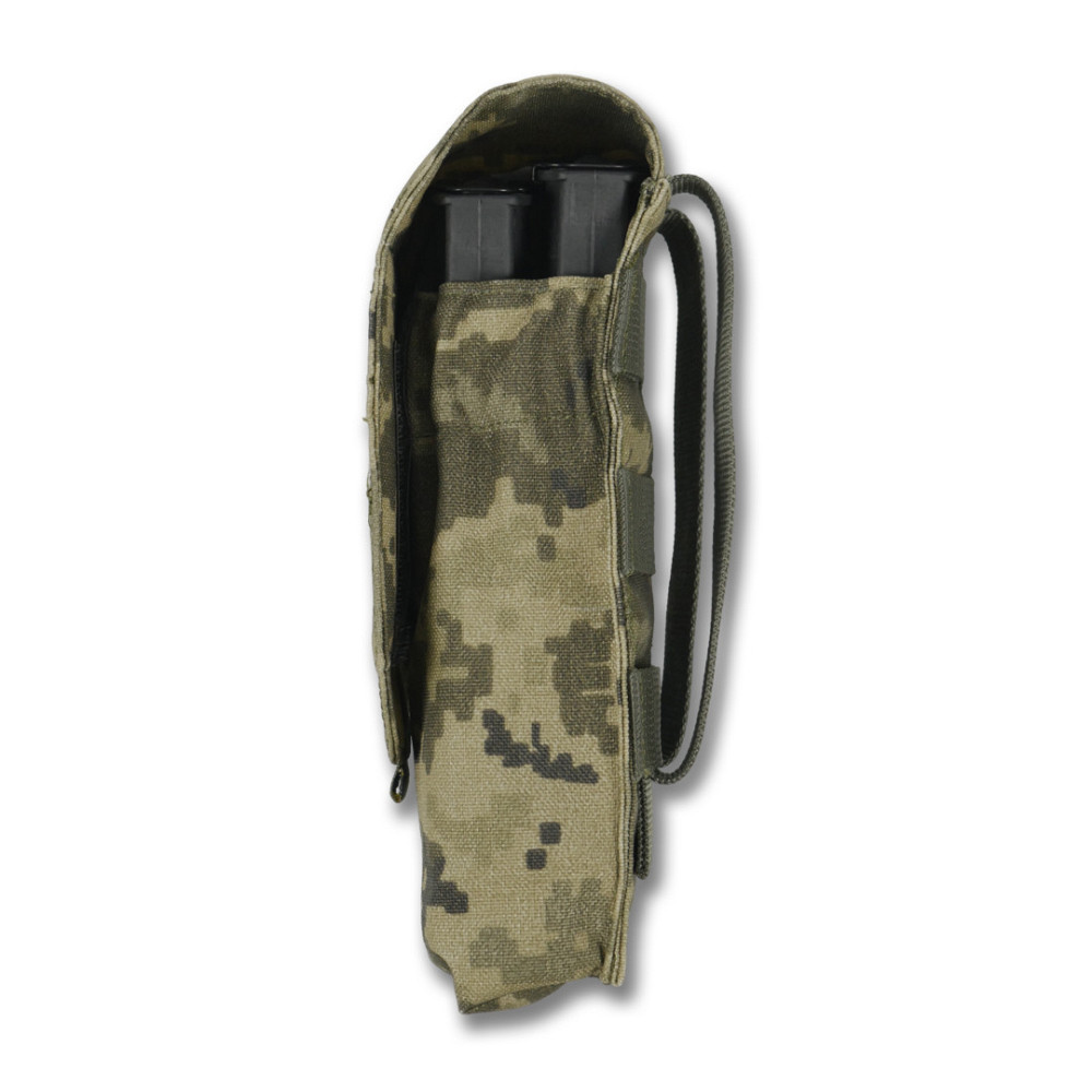 Тактичний підсумок під 2 магазина KIBORG GU Double Mag Pouch Pixel. Підсумок для магазинів піксель Київ - фото 5