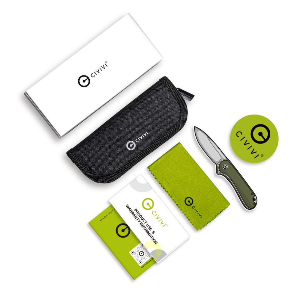 Ніж фіксований тактичний  Civivi Gramis, (2.6 см) 14C28N сірий Київ - фото 9