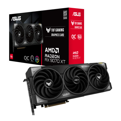 Видеокарта ASUS Radeon RX 9070 XT 16Gb TUF OC GAMING (TUF-RX9070XT-O16G-GAMING) Винница - изображение 3