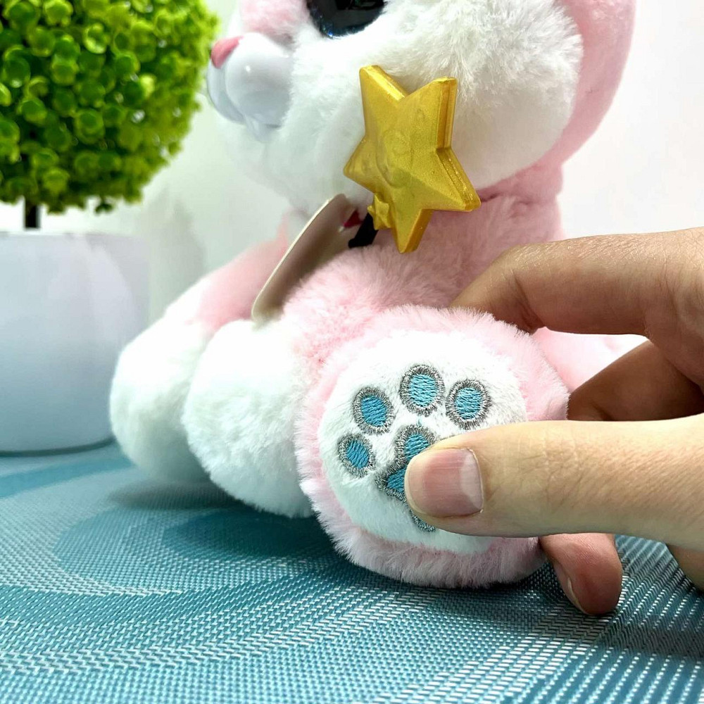 Зайчик інтерактивний Чудо Кролик 30см звук світло фрази рухливий реагує на паличку Рожевий (M 6144 I UA) Чернигов - изображение 8