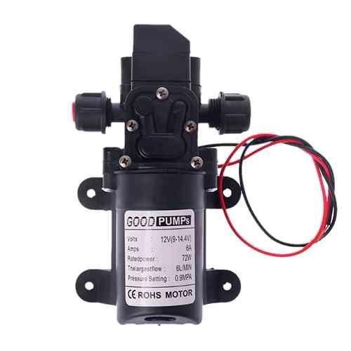 Насос водяной мембранный 12В 6л/мин 72Вт 130psi высокого давления Винница