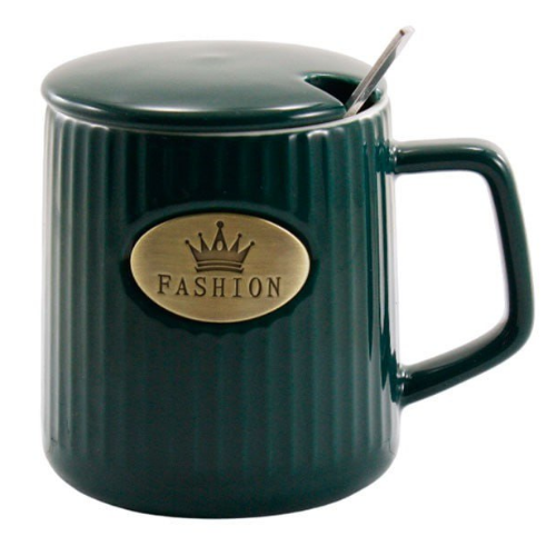 1146  Кухоль  фарф. з кришкою  420 мл  FASHION, кол. кор. 6911100000 Житомир - фото 3