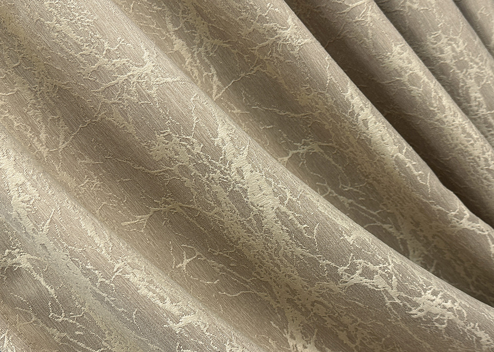 Комплект штор VR-Textil Жаккард Viva Marmo № 1787ш Бежевый 100х290 см 2 шт (31-0003) Киев - изображение 7