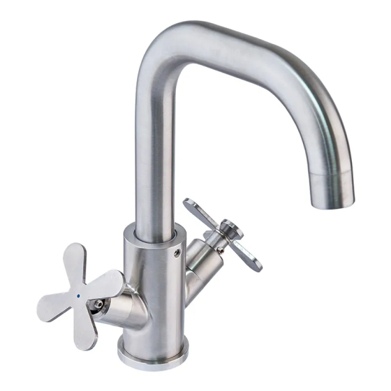 Змішувач для умивальника Zerix GTA 001 з поворотним виливом Харків