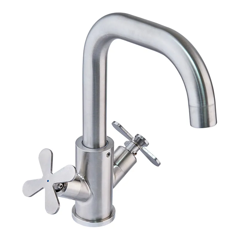 Змішувач для умивальника Zerix GTA 001 з поворотним виливом Харків - фото 1