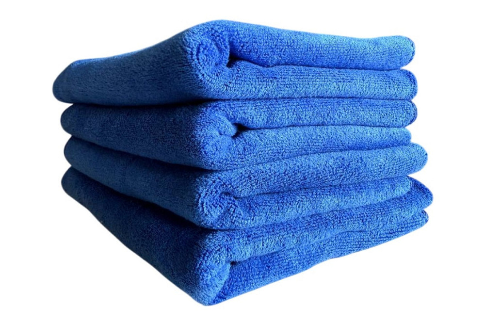 Мікрофібра для автомобіля 60×40 см LT-HM01, серветка для полірування (синя) Київ - фото 2