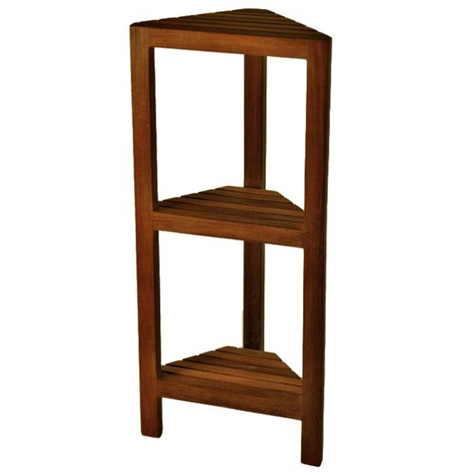 Стеллаж угловой для ванной 