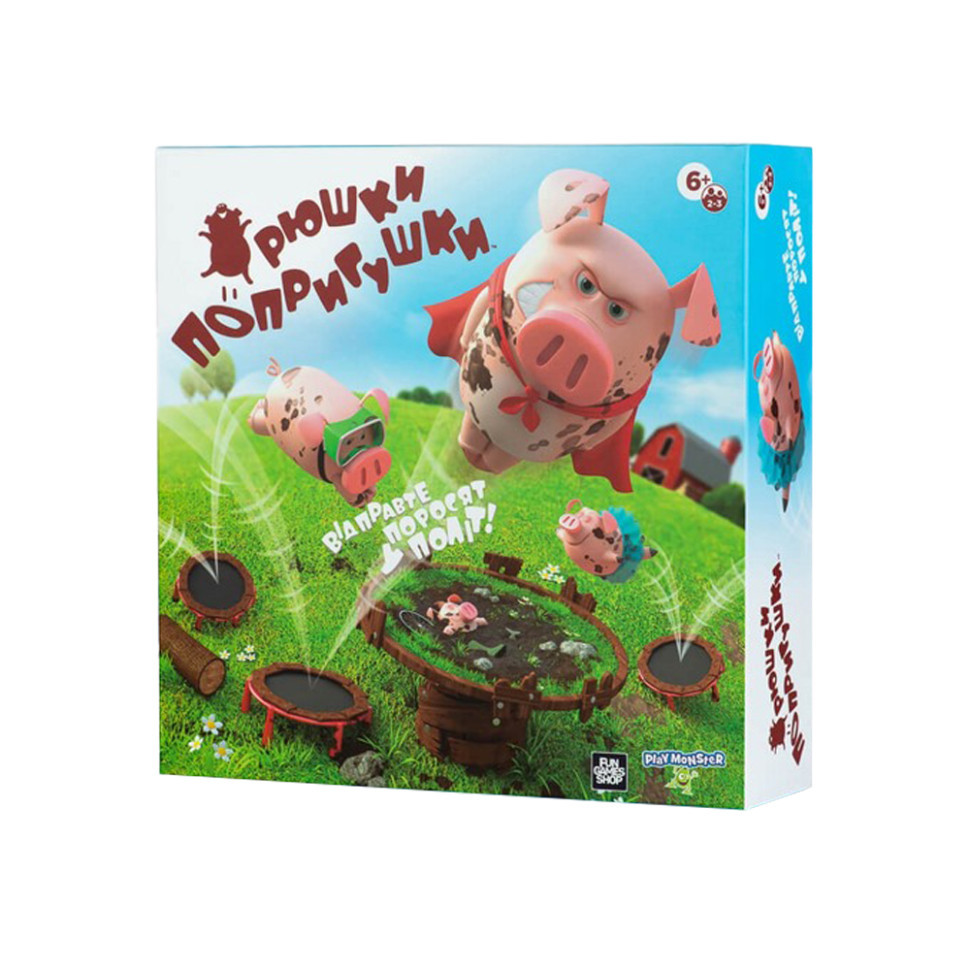Настільна гра "Хрюшки - попригушки" FGS63 українською мовою Вінниця - фото 1