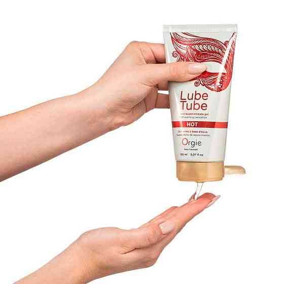 Лубрикант на водной основе Orgie Lube Tube Hot, 150 мл, с согревающим эффектом, без запаха Sex Aura Киев