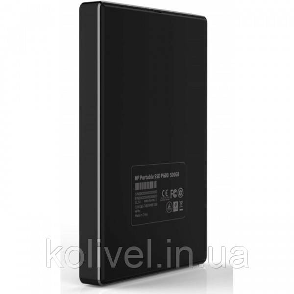 SSD external, USB 3.1 Gen2 Type-C 250Gb, HP P600, TLC, Retail (3XJ06AA) Киев - изображение 3