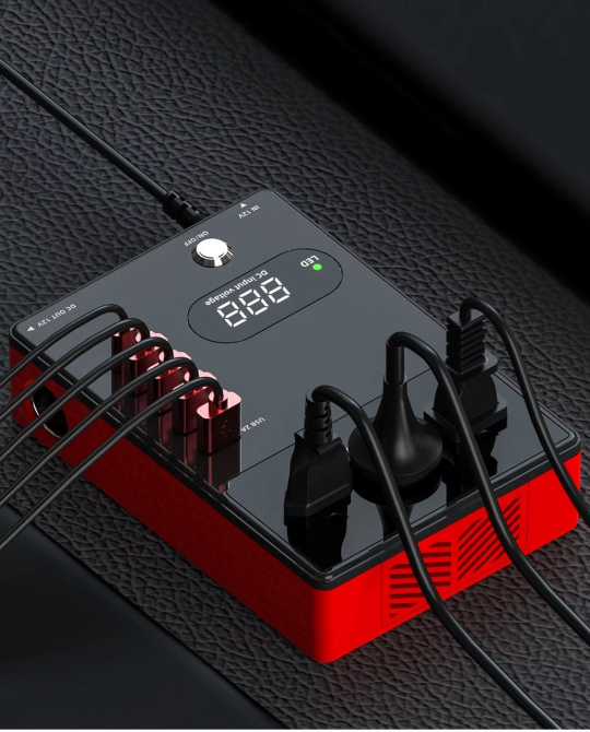 Автомобильный инвертор YTSC-300W сетевой фильтр Type-C PD Quick Charge 3.0 Винница - изображение 4