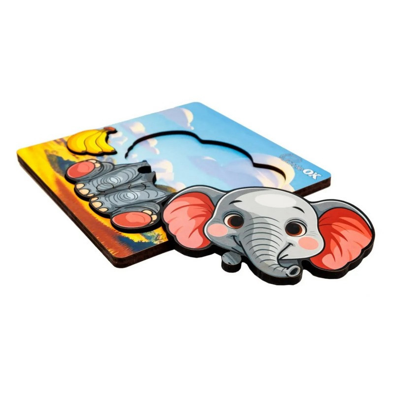 Деревянный пазл-вкладыш 