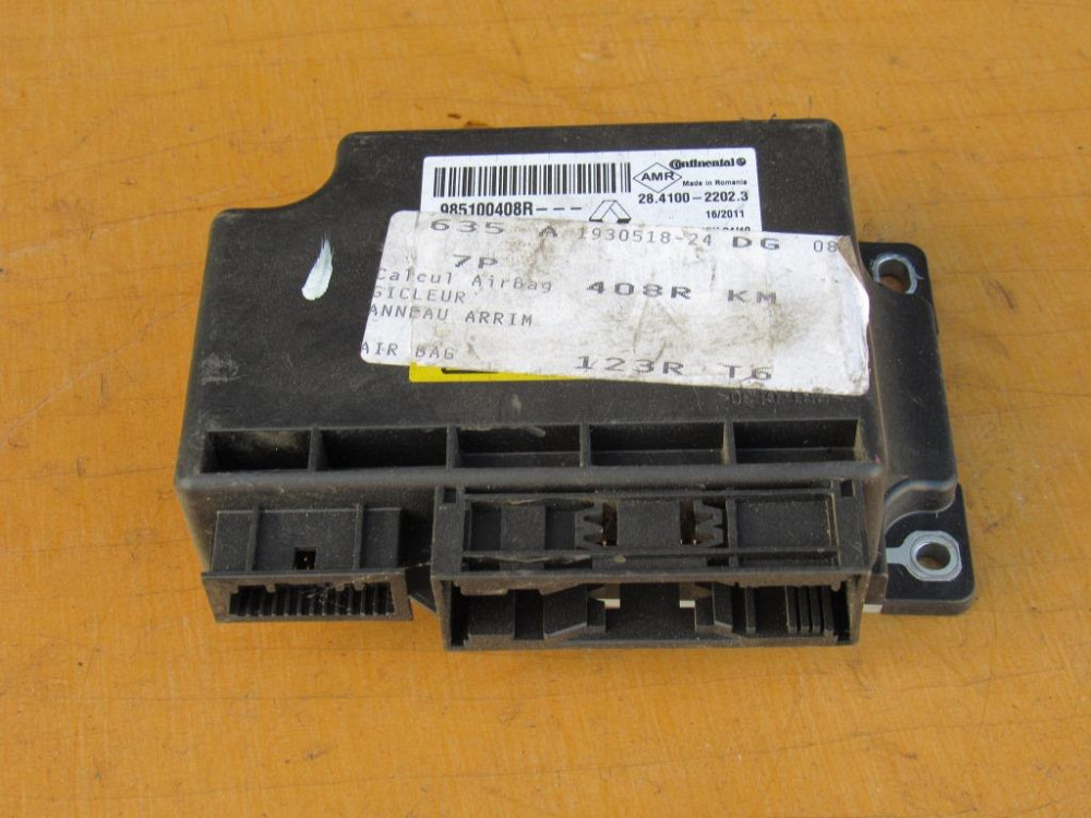 Блок керування AirBag Renault Scenic III 2009-2016 (985100408R) Ковель - фото 1