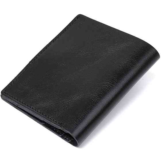 Практичное мужское портмоне Черный (SHVIGEL) Киев