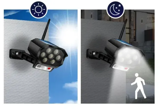 Уличный фонарь / Муляж камеры видеонаблюдения с датчиком движения и солнечной панелью BK-36 Коломия