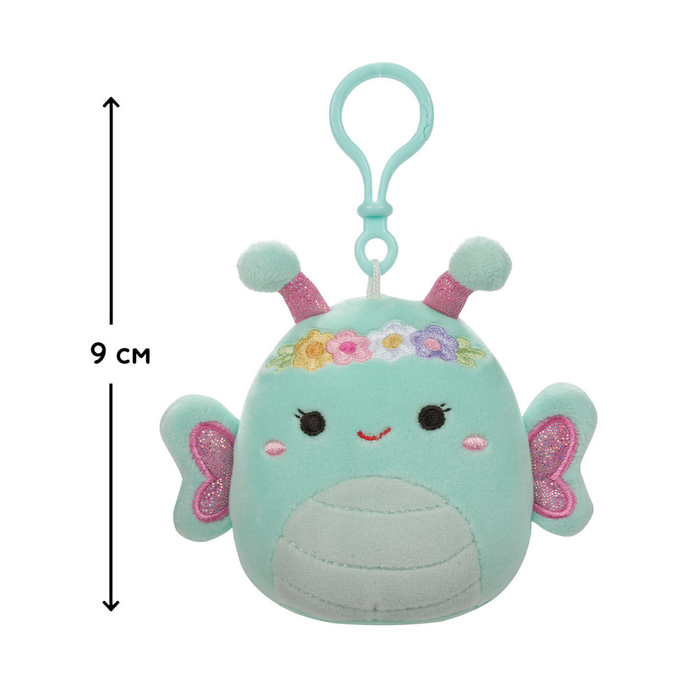 М'яка іграшка на кліпсі Squishmallows - Метелик Рейна (9 cm) Дніпро - фото 2
