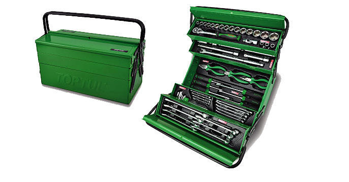 Ящик з інструментами TOPTUL (5 секцій) 62ед. 1/2" GCAZ0057 Одеса - фото 2