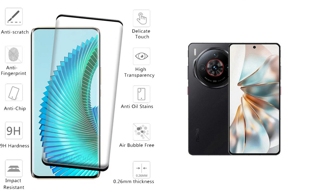 Захисне скло HyperGlass Pro для ZTE Nubia Z60S Pro – максимальна чутливість та захист Київ - фото 2