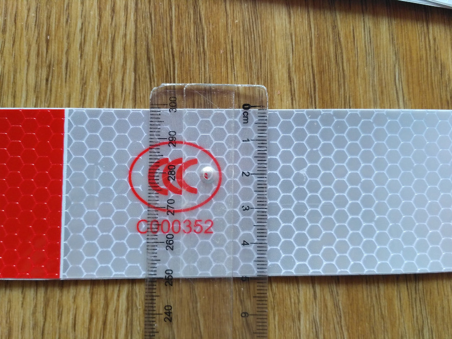 Полоски светоотражающие 10 шт Красная с Белой Киев - изображение 5