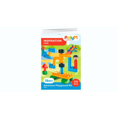 Конструктор PolyM Ігровий майданчик 110 деталей (760011) Вінниця - фото 2