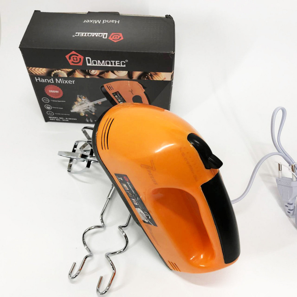 Міксер нержавіюча сталь DOMOTEC, Міксер для домашнього використання з режимами швидкості HK-77 Львів - фото 14