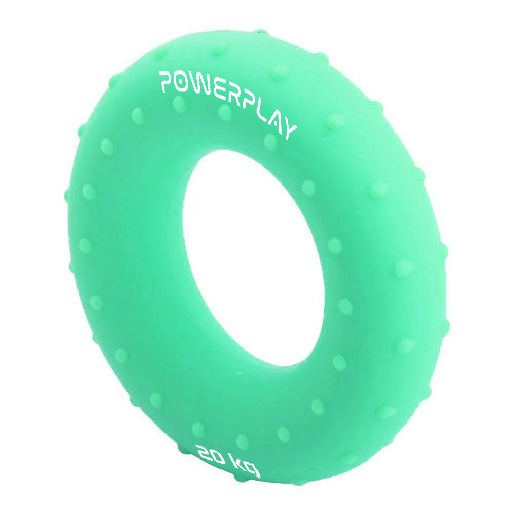 Еспандер кистьовий силіконовий PowerPlay PP-4338 Hand Grip Medium 20 кг. Зелений Каменское - изображение 2