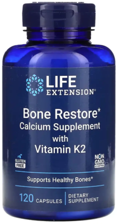 Комплекс для суглобів і зв'язок Life Extension Bone Restore with Vitamin K2 120 капс Київ