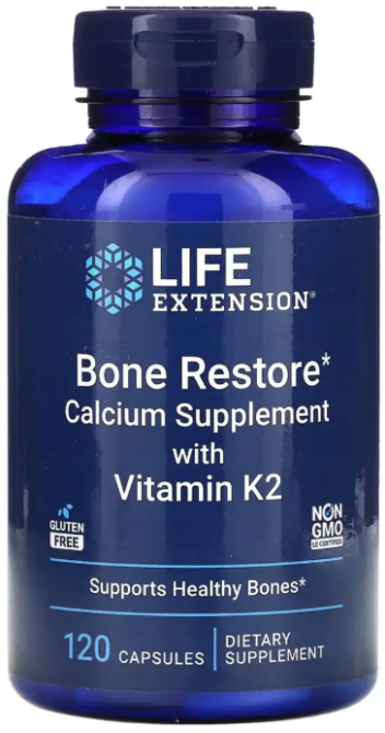 Комплекс для суглобів і зв'язок Life Extension Bone Restore with Vitamin K2 120 капс Київ - фото 3