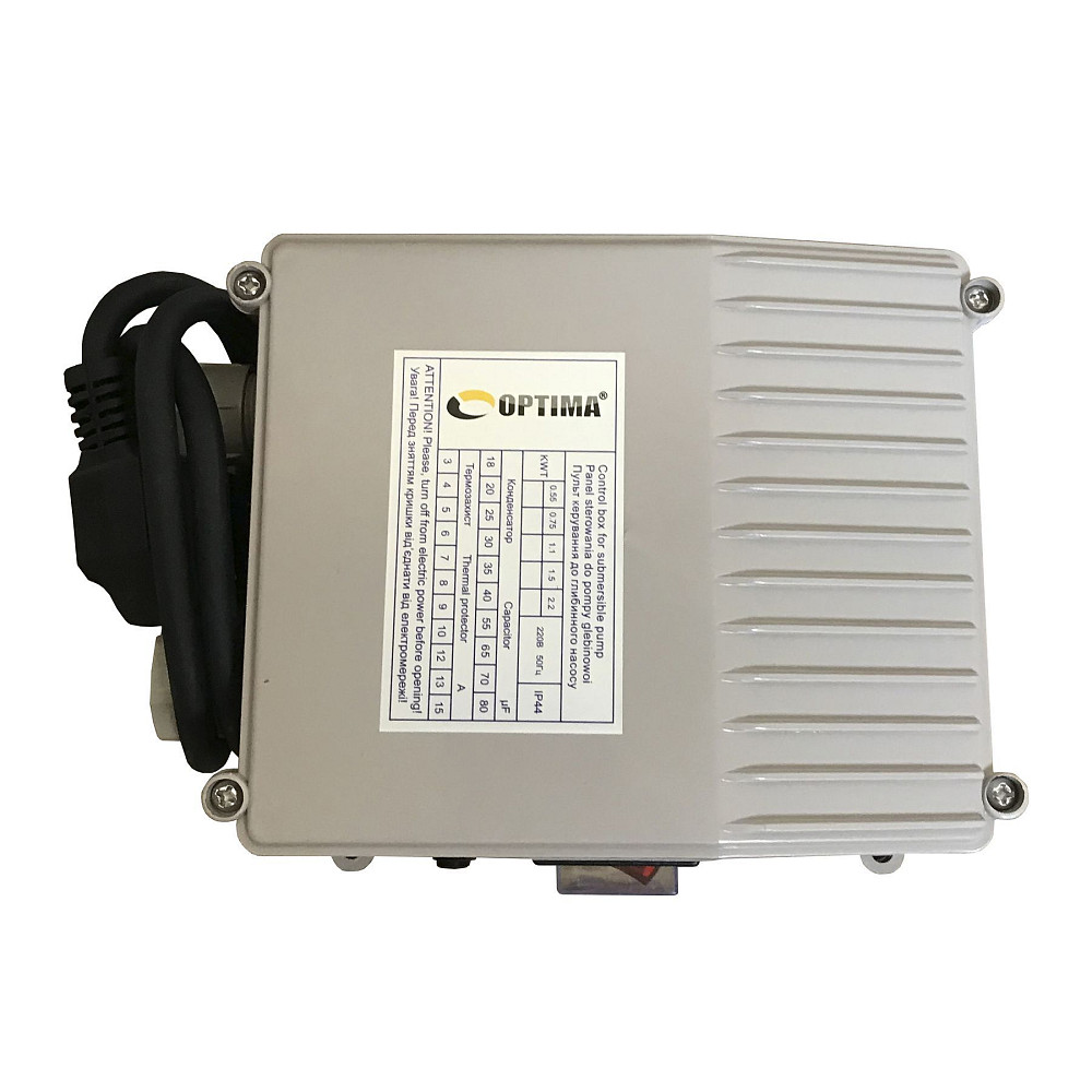 Насос свердловинний з підв, стійк, до піску 2,5″ OPTIMA 2,5SDm1,5/18 0,25 кВт 48м + пульт+кабель 15м Тернопіль - фото 3