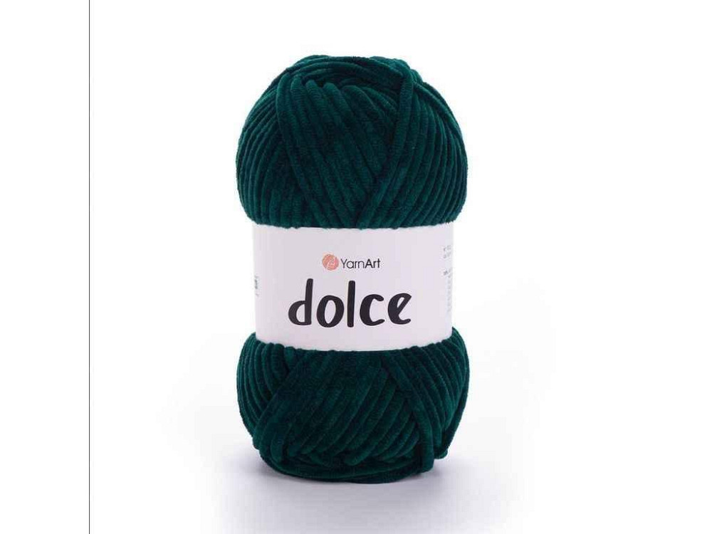 Пряжа Dolce темно-зелений 100% мікрополіестр 120м 100г 5шт/уп 774 ТМ YarnArt Київ - фото 1