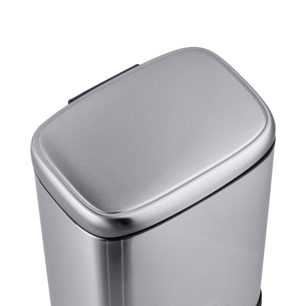 Відро для сміття з плавним закриттям прямокутне Mixxus Premium Style-TC0305 SS Color 5л колір нержа ( 27023 ) Харків - фото 3