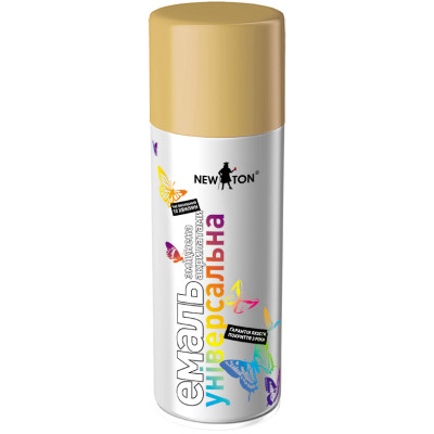 Аерозольна фарба для автомобіля New Ton універсальна 1015 сл. кістка, аер. 400 мл (000000202) Вінниця - фото 1