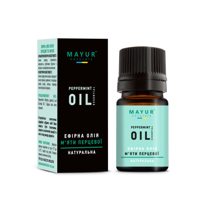 Ефірна олія Mayur М'яти перцевої 5 мл (4820189561538) Вінниця - фото 1