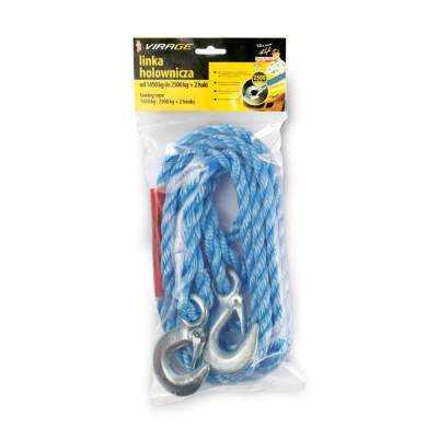 Трос буксировочный VIRAGE 2,5т (94-033) Винница - изображение 1