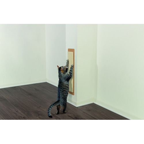 Царапка Trixie для кошек настенная сизаль/дерево бежевая 11x56 см Киев - изображение 5