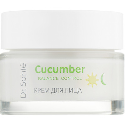 Крем для обличчя Dr. Sante Cucumber Balance Control З матувальним ефектом 50 мл (4823015926211) Вінниця - фото 2