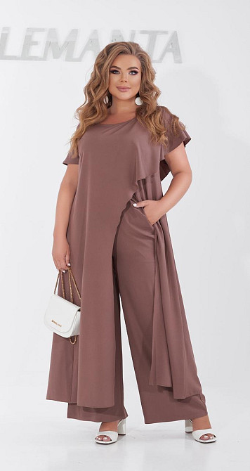 Ошатний брючний костюм великого розміру (54) Київ - фото 3