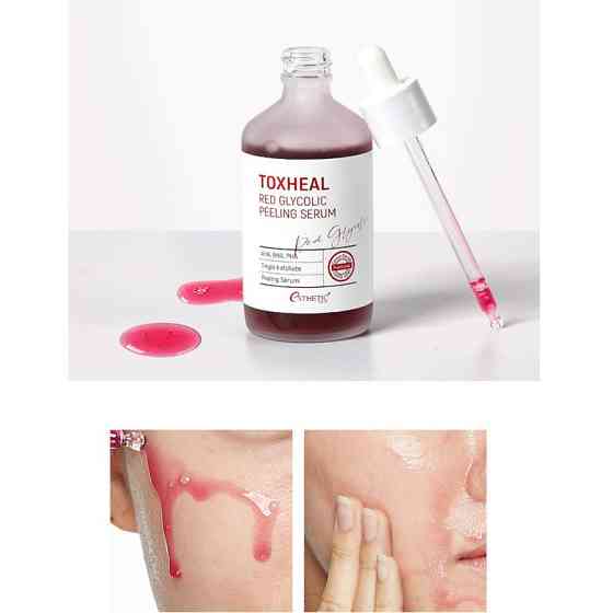 Пілінг-сироватка для обличчя Toxheal Red Glycolic Peeling Serum Esthetic House 100 мл Київ