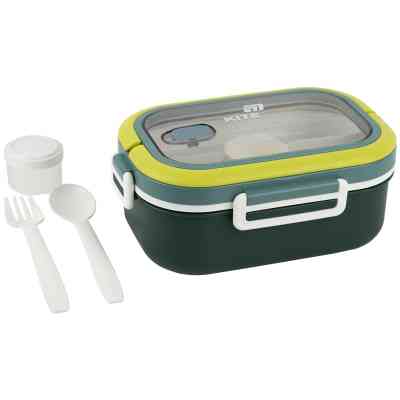 Ланч-бокс Kite з розділювачем 1100 мл, зелений (K25-1182-3) Винница