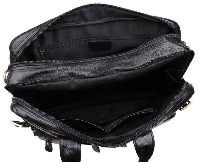 Сумка чоловіча Vintage 14219 трансформер Чорна Київ - фото 9