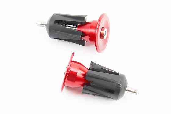 Заглушки керма, алюмінієві, червоні к-кт Київ