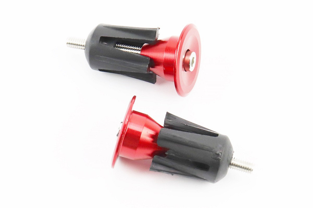 Заглушки керма, алюмінієві, червоні к-кт Київ - фото 1