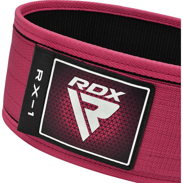 Пояс для важкої атлетики RDX RX1 Weight Lifting Belt PINK-XS Кам'янське - фото 3