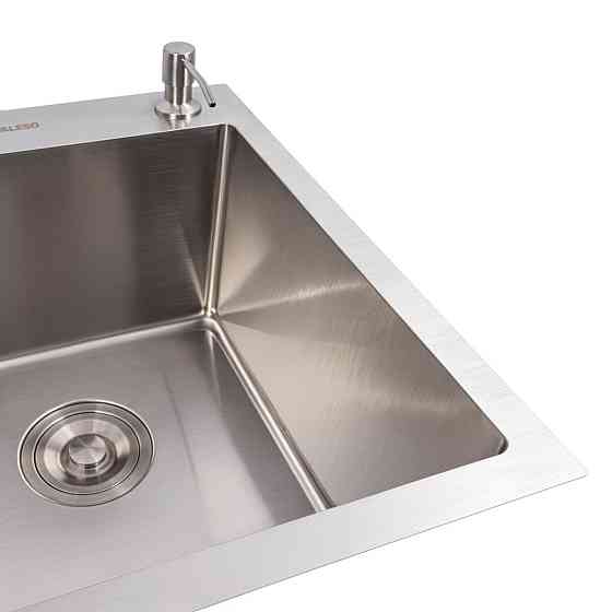 VALESO Кухонна мийка нержавійка 78*48 VALESO Handmade на дві чаші (3.0/0.8) Коломыя