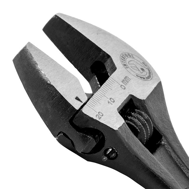 Розвідний ключ INTERTOOL XT-0056, 150 мм, Cr-V, чорний - найкраще співвідношення ціни та якості Львів - фото 4