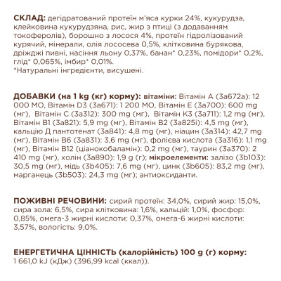 Сухий корм для кішок Club 4 Paws Premium для кошенят з лососем 5 кг (4820215369480) Вінниця - фото 3