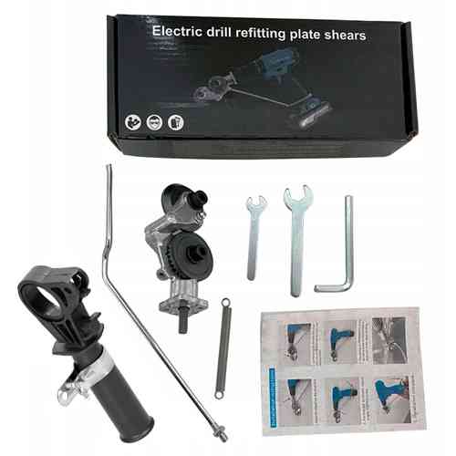 Насадка адаптер на дриль шурупокрут для різання листового металу, дискові ножиці Вінниця