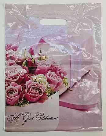 Пакет с прорезной ручкой, ламинированный 