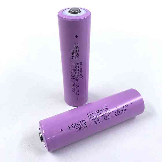 Акумулятор Wimpex 18650 Pink 18650/ 4,2v/5000mAh (400 шт/ящ) Київ
